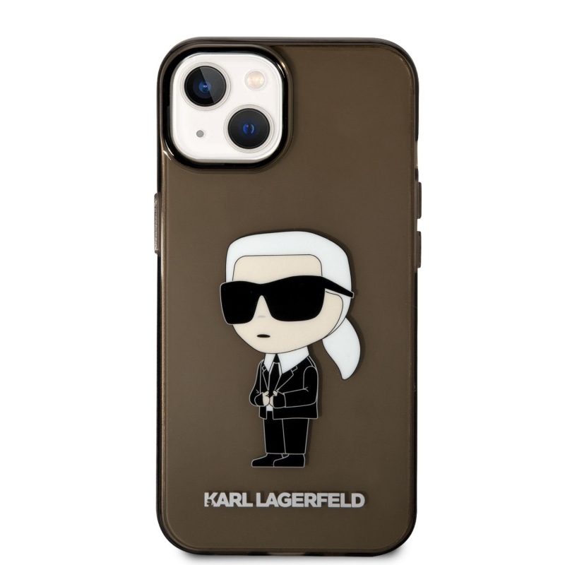 Karl Lagerfeld IML Ikonik NFT zadní kryt pro iPhone 14 Plus černý