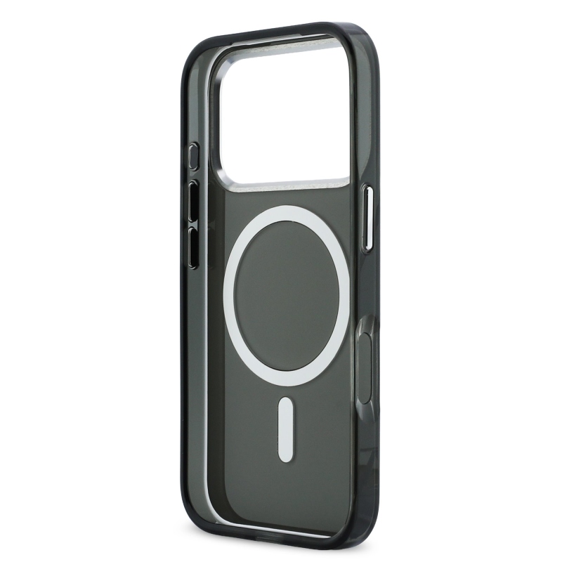 Karl Lagerfeld IML K&CH Heads Logo MagSafe Zadný Kryt pre iPhone 17 Pro Max Black