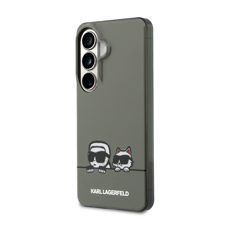 Karl Lagerfeld IML K&CH Peekaboo Logo Magnetický zadný kryt pre Samsung Galaxy S26 Black