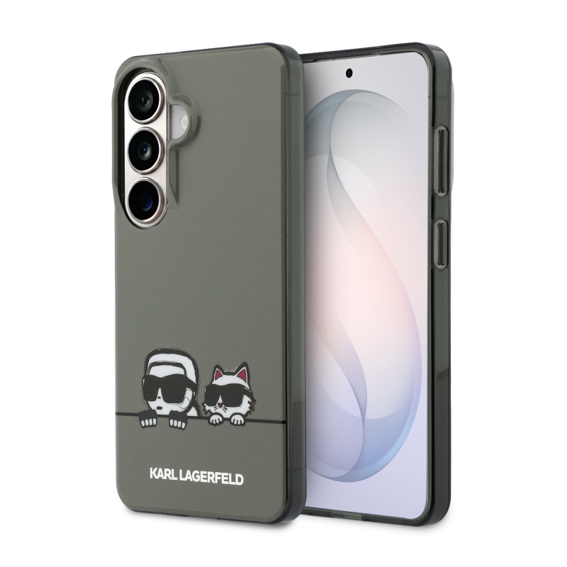 Karl Lagerfeld IML K&CH Peekaboo Logo Magnetický zadný kryt pre Samsung Galaxy S26 Black