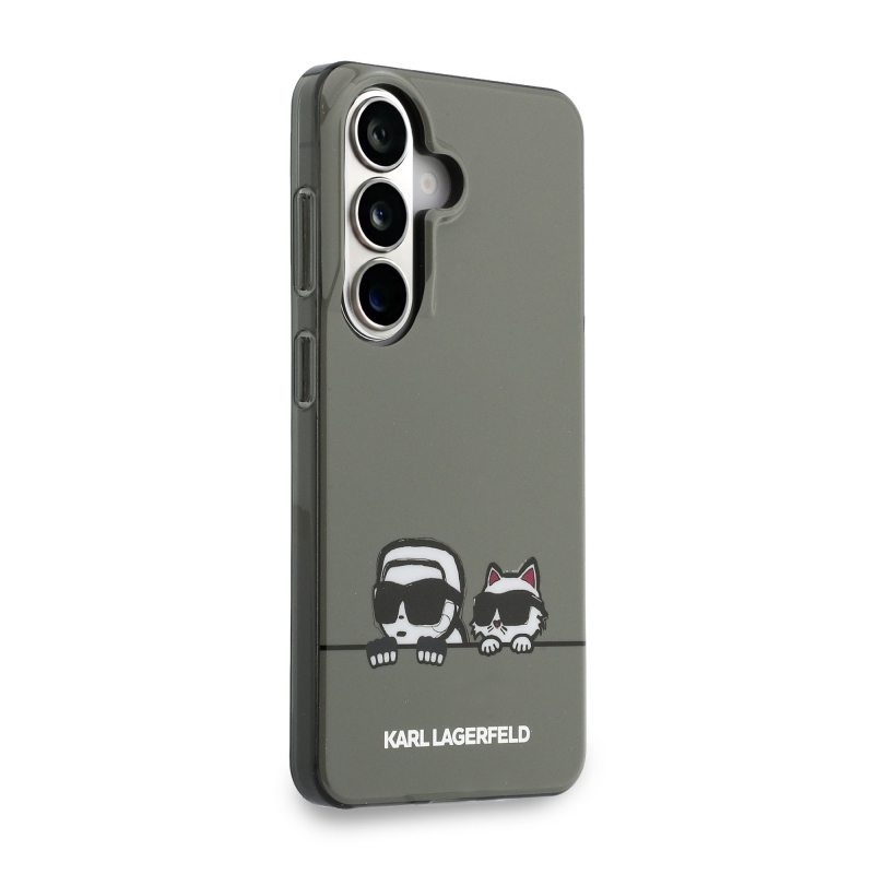 Karl Lagerfeld IML K&CH Peekaboo Logo Magnetický zadný kryt pre Samsung Galaxy S26 Black