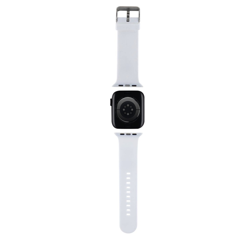 Karl Lagerfeld Karl and Choupette Head NFT Remienok pre Apple Watch 38/40/41 White