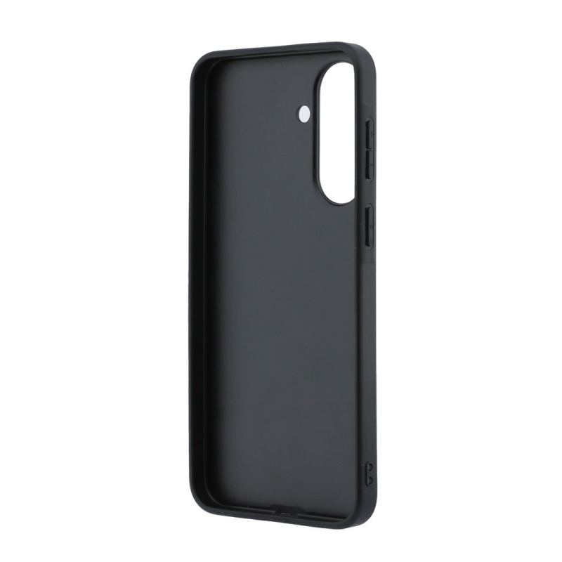 Karl Lagerfeld Liquid Silicone Metal Karl and Choupette Zadný kryt pre Samsung Galaxy A37 Black