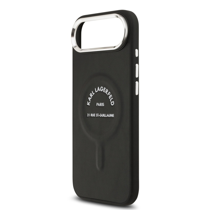 Karl Lagerfeld PU RSG Logo MagSafe zadný kryt pre iPhone Air Black