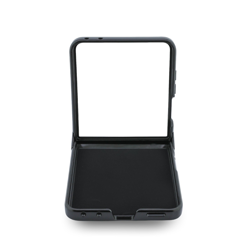 Karl Lagerfeld PU Saffiano Karl and Choupette Zadný kryt pre Samsung Galaxy Z Flip 8 Čierny