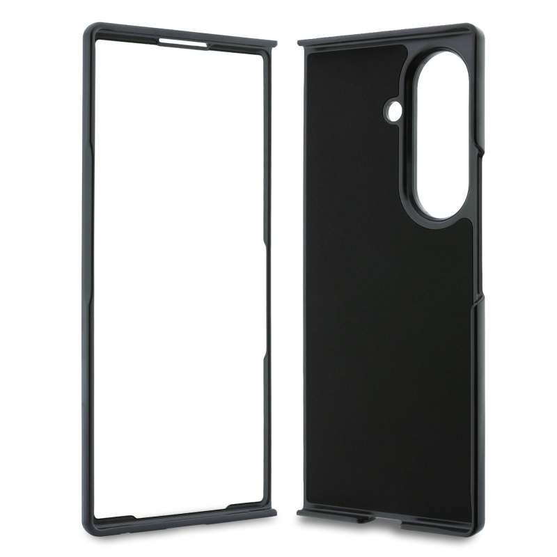 Karl Lagerfeld PU Saffiano Karl and Choupette Zadný kryt pre Samsung Galaxy Z Fold 8 Ultra Black