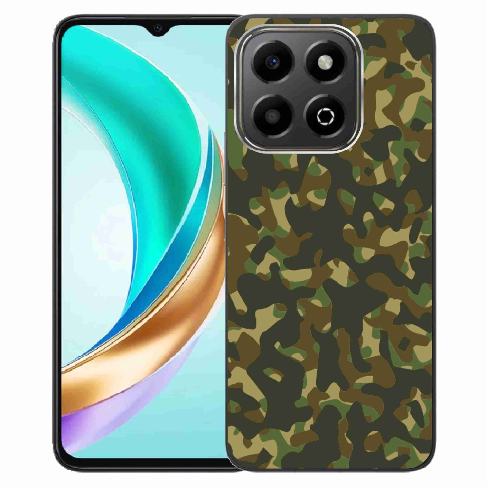 Gélový kryt mmCase na Honor X6b - maskáčový vzor 1