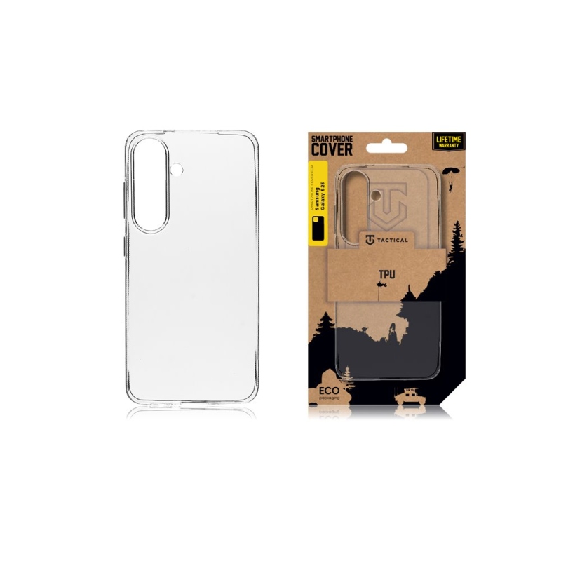 Tactical TPU Kryt pre Samsung Galaxy S25 Transparent