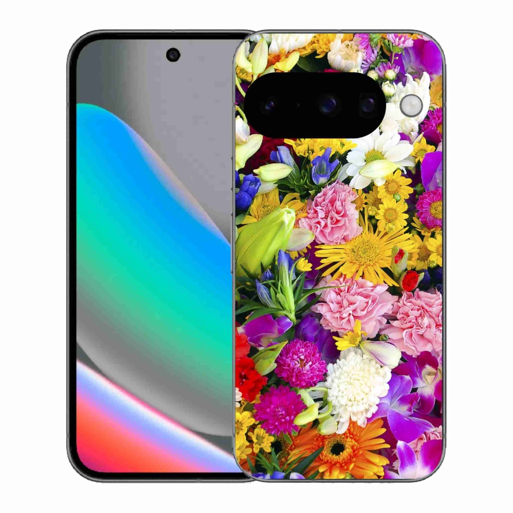 Gélový kryt mmCase na Google Pixel 10 - kvety 12