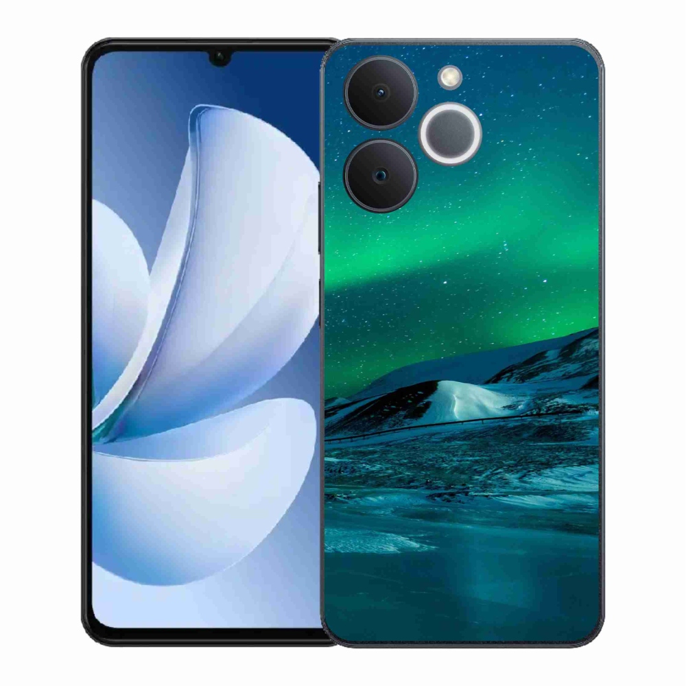 Gélový kryt mmCase na Realme Note 70T - polárna žiara