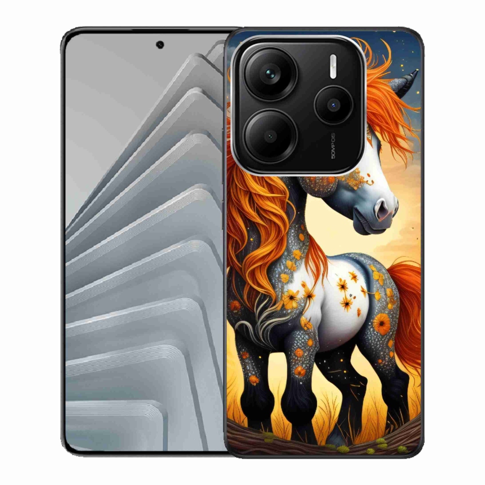 Gélový kryt mmCase na Xiaomi Redmi Note 14 5G - farebný poník