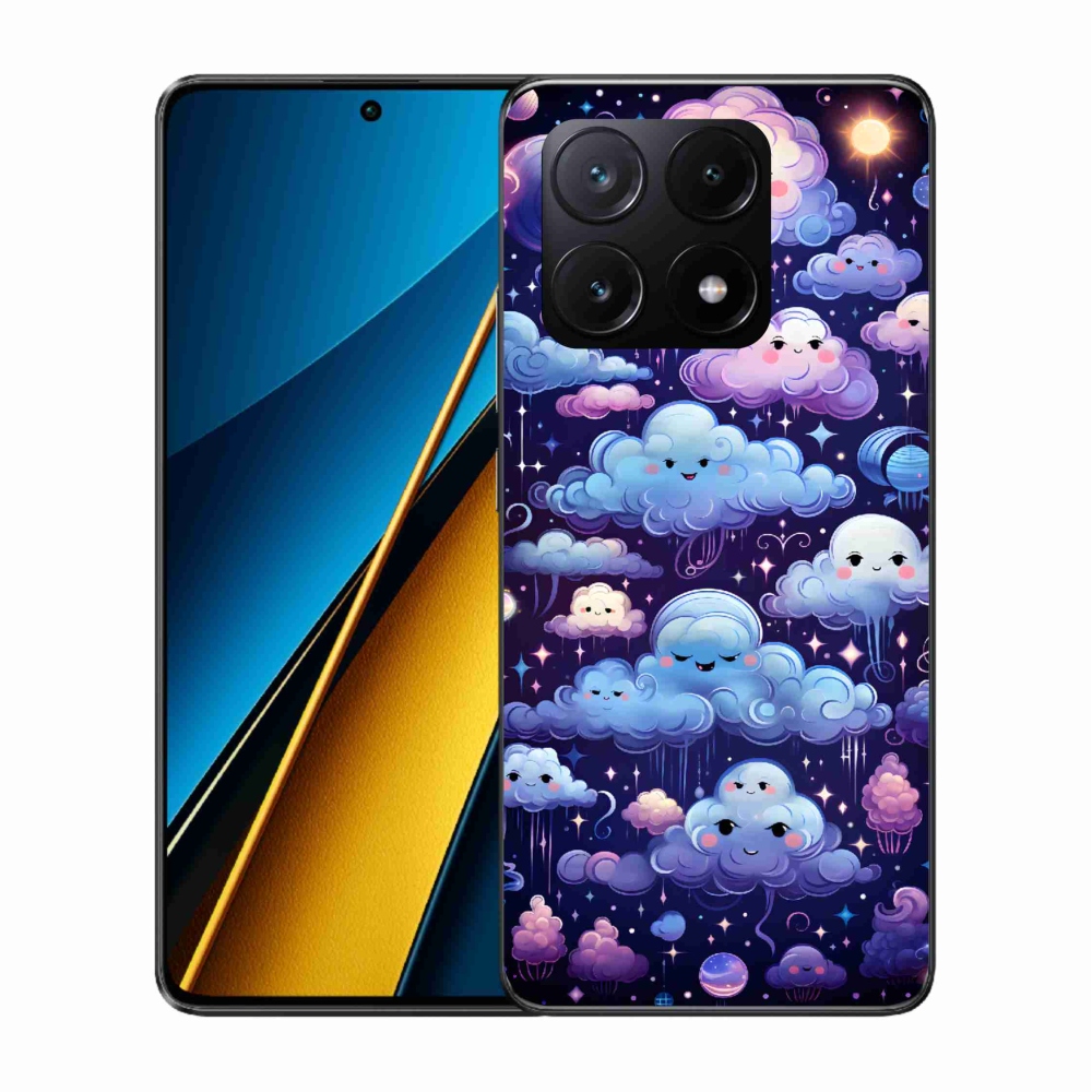 Gélový kryt mmCase na Xiaomi Poco X6 Pro 5G - mráčiky