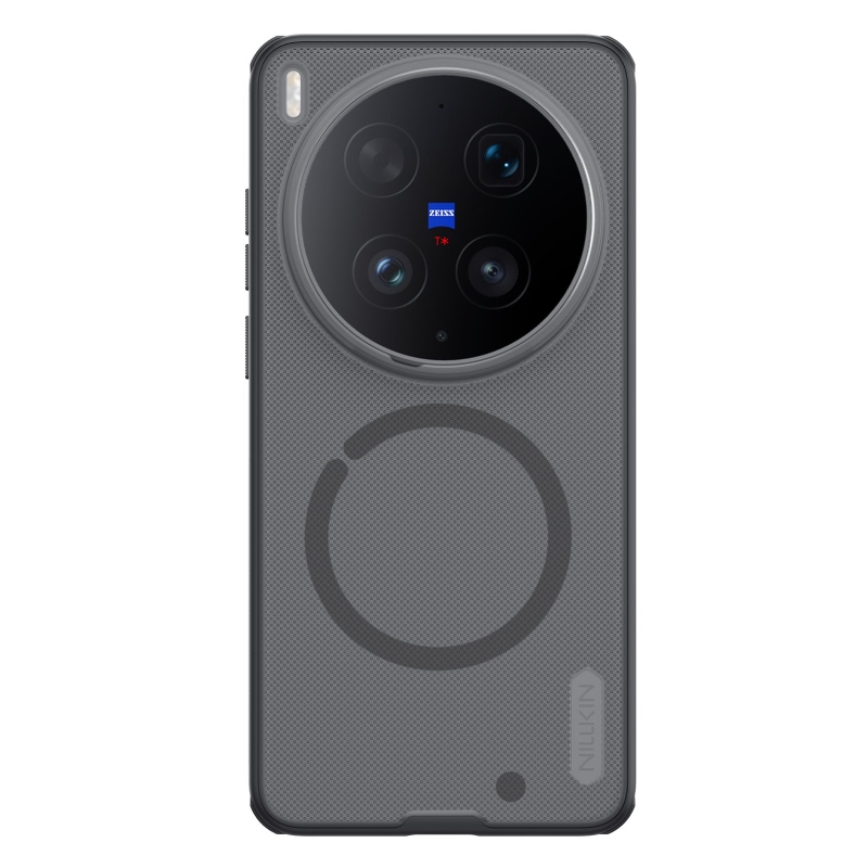 Nillkin Super Frosted PRO Magnetic zadný kryt pre Vivo X300 Ultra, priehľadný, čierny