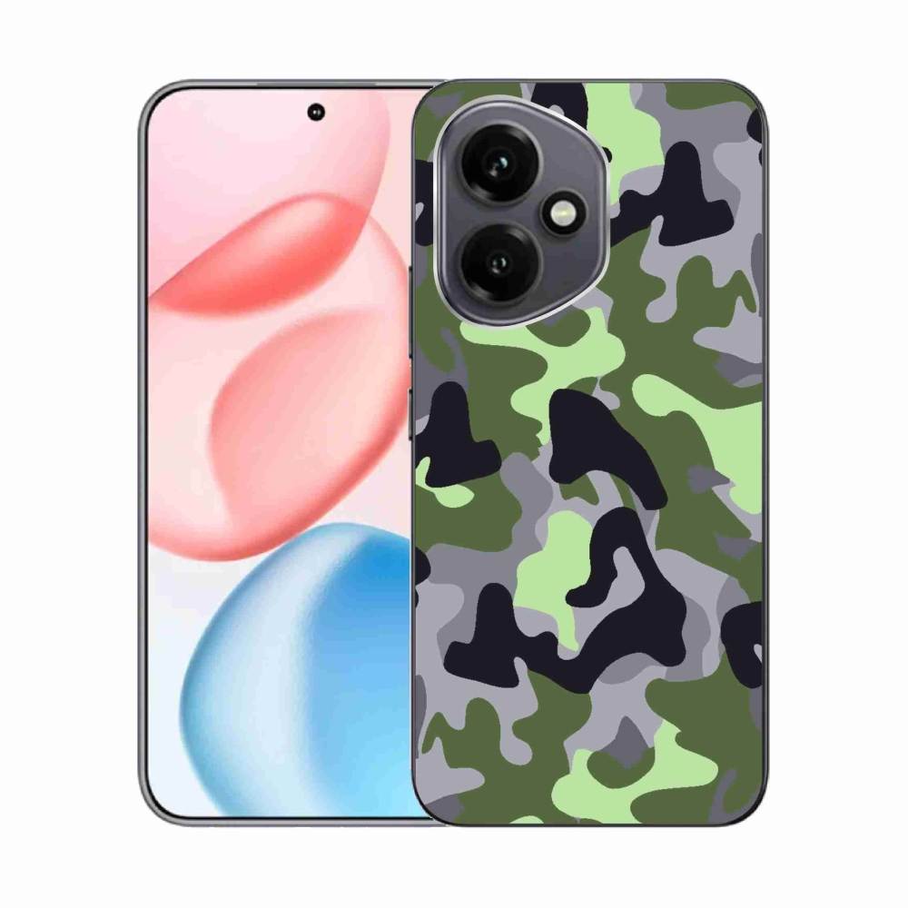 Gélový kryt mmCase na Honor 400 - maskáčový vzor 7