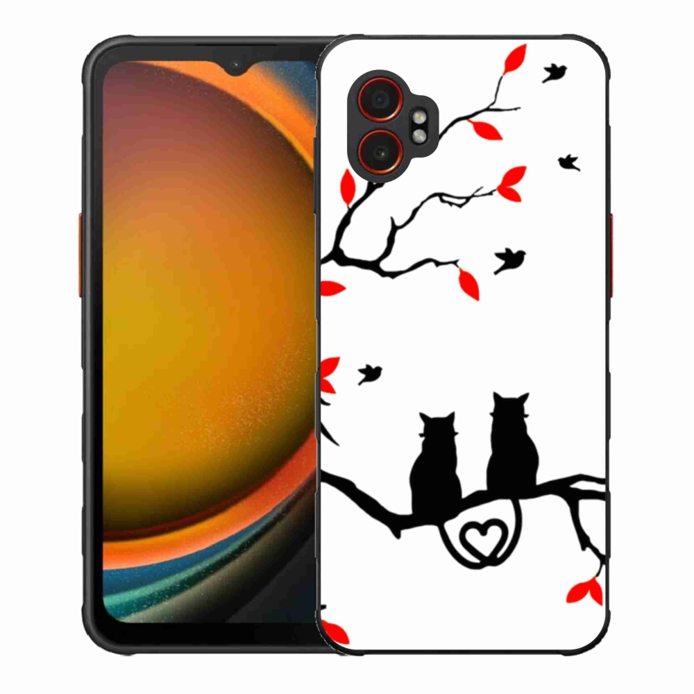 Gélový kryt mmCase na Samsung Galaxy Xcover 7 Pro - mačacia láska