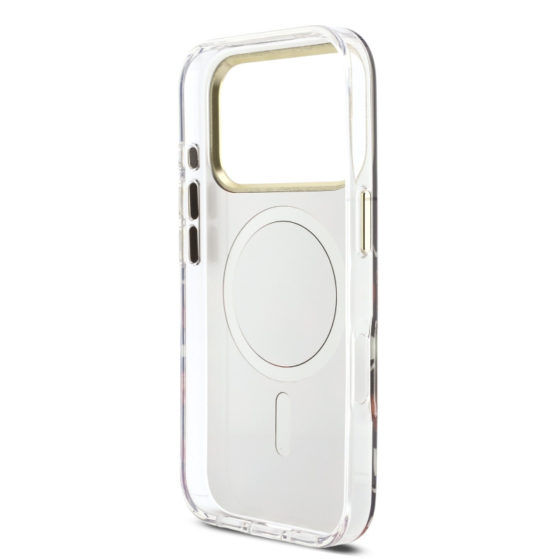 Zadný kryt Guess TPU Glitter Cherry MagSafe pre iPhone 17 Pro