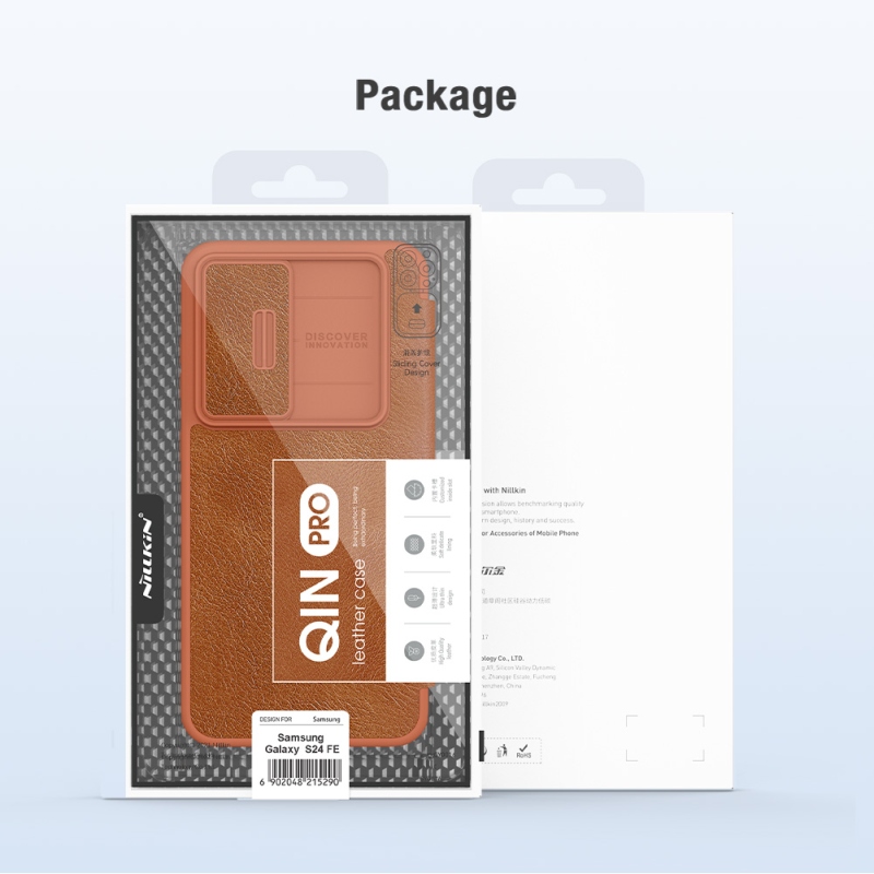 Nillkin Qin Book PRO Puzdro pre Samsung Galaxy S24 FE Black