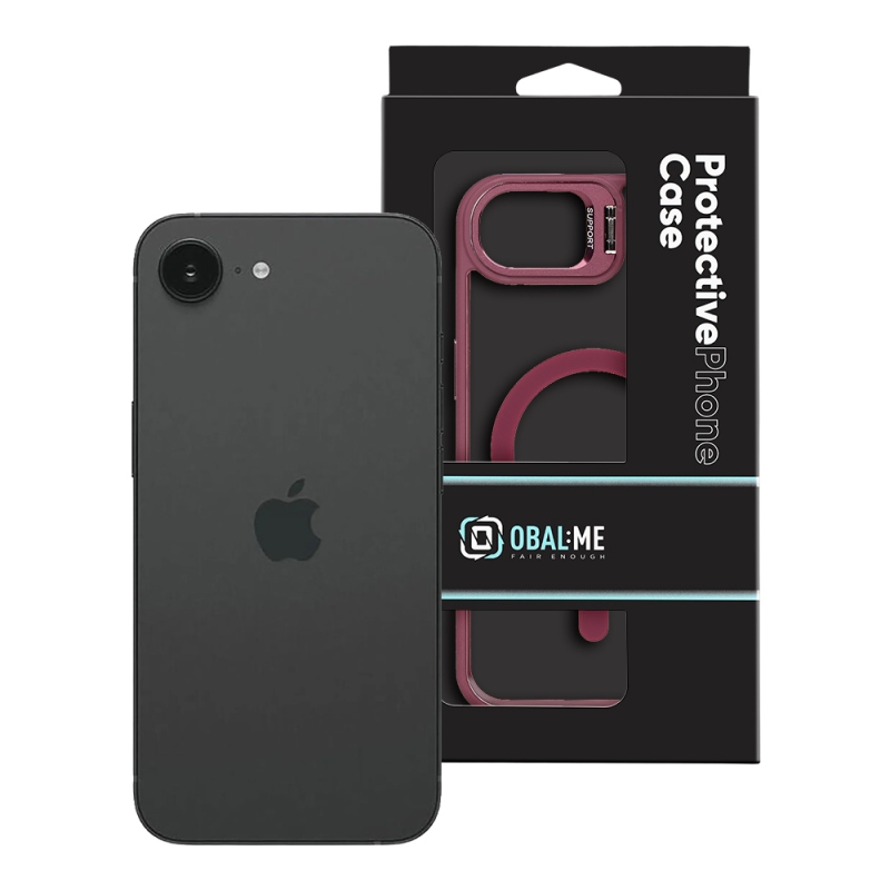 OBAL:ME MagNetix Versa Puzdro pre Apple iPhone 16e/17e Wine Red
