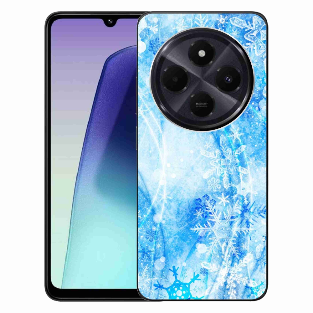 Gélový kryt mmCase na Xiaomi Redmi 14C/Poco C75 - snehové vločky