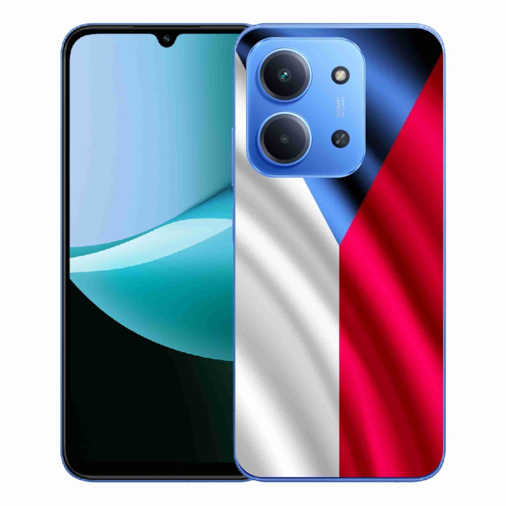 Gélový kryt mmCase na Xiaomi Redmi 15C 4G/5G (173mm) - česká vlajka