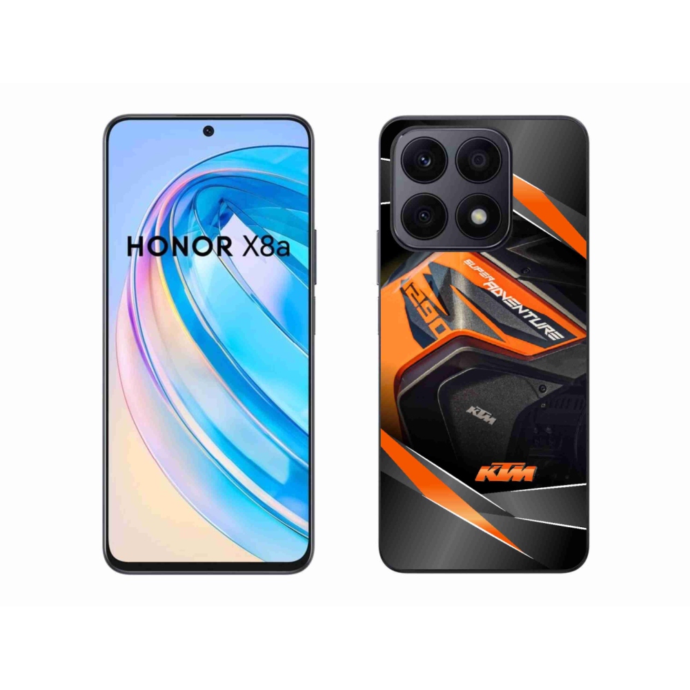 Gélový kryt mmCase na Honor X8a - motorka ktm