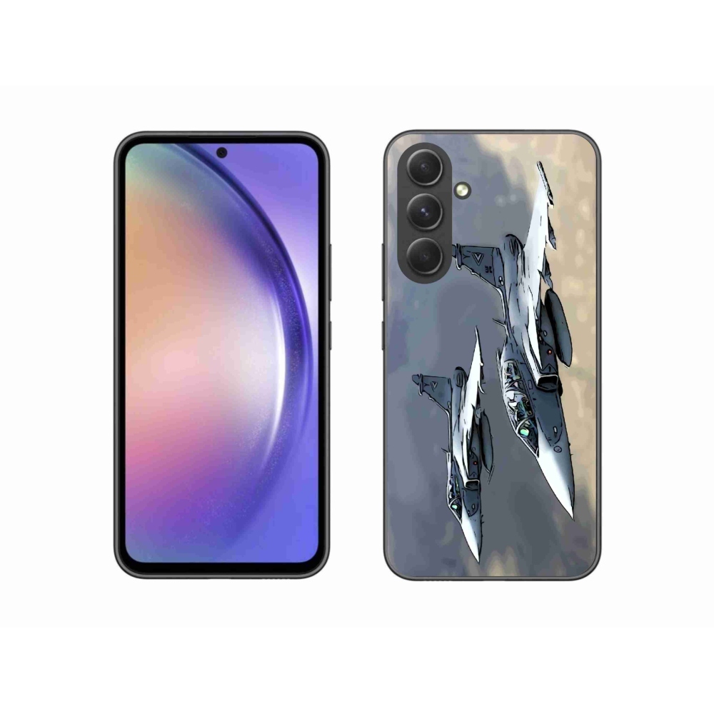 Gélový kryt mmCase na Samsung Galaxy A54 5G - stíhačky