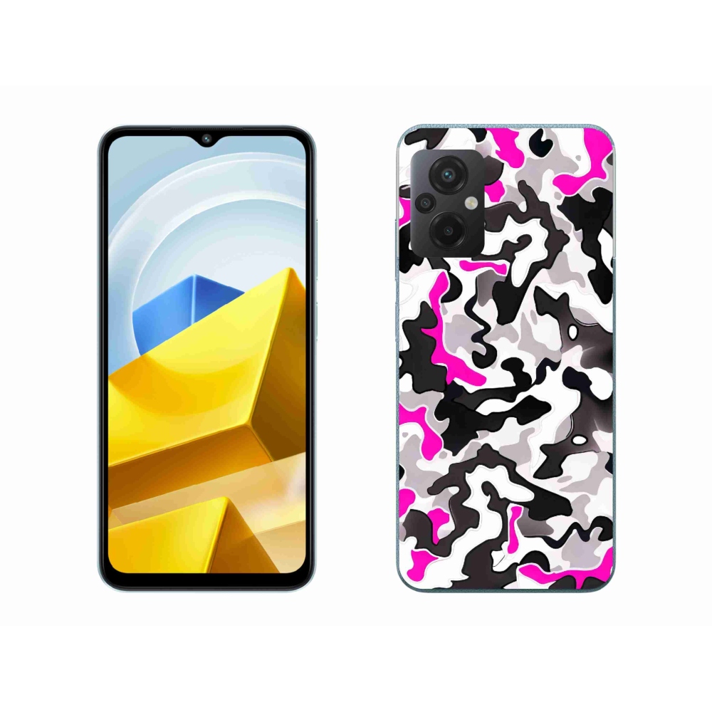 Gélový kryt mmCase na Xiaomi Poco M5 4G - maskáčový vzor 5