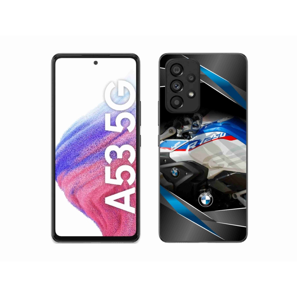 Gélový kryt mmCase na Samsung Galaxy A53 5G - motorka bmw 1