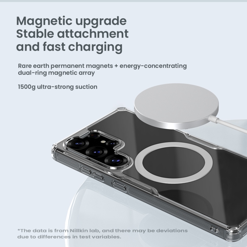 Nillkin Nature TPU PRO Magnetic Kryt pre Samsung Galaxy S25 Ultra Transparent