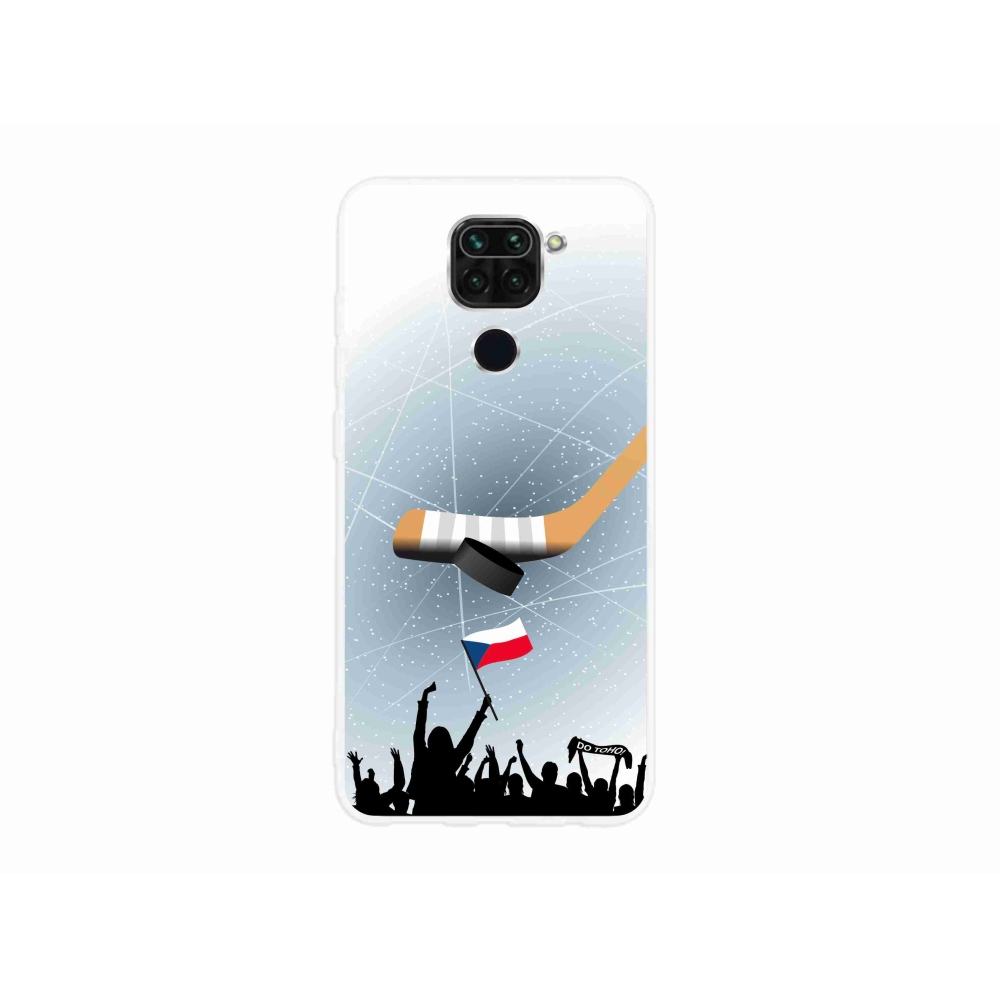 Gélový kryt mmCase na Xiaomi Redmi Note 9 - fanúšikovia hokeja