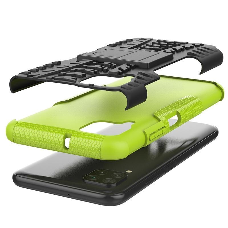 Kick odolný hybridný kryt na mobil Huawei P40 Lite - zelený