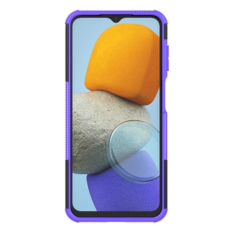 Kick odolný hybridný kryt na mobil Samsung Galaxy M23 5G - fialový