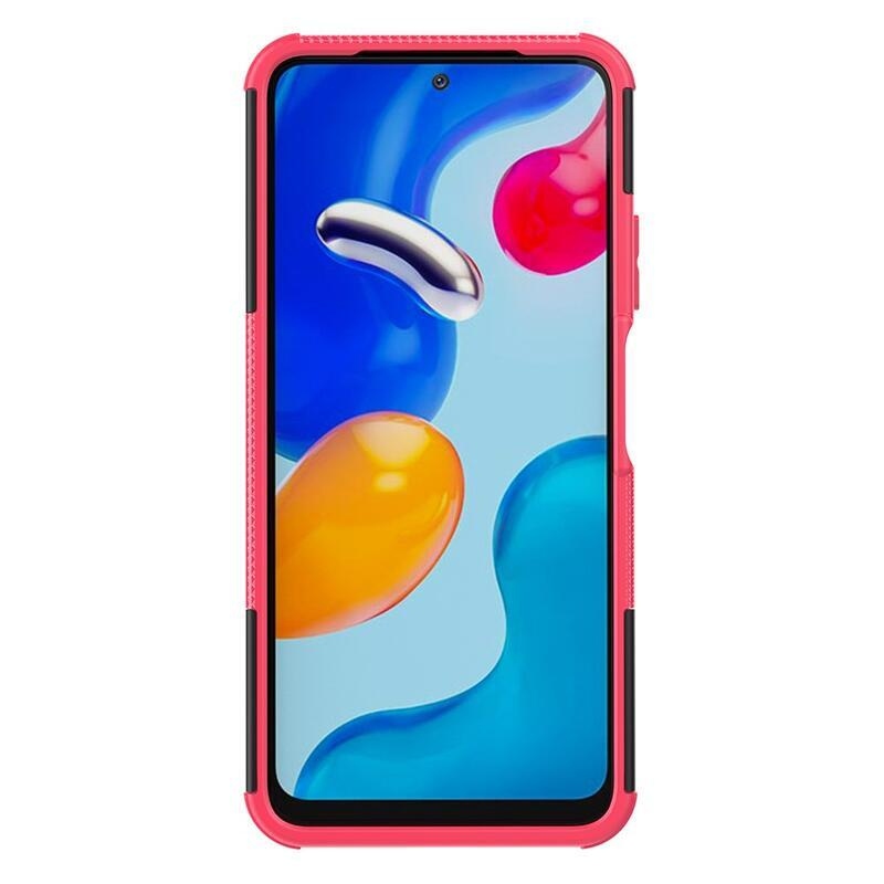 Kick odolný hybridný kryt na mobil Xiaomi Redmi Note 11 4G/Note 11S 4G - rose