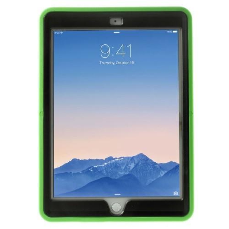 Kick odolný obal so stojanom na iPad Air 2 - zelený
