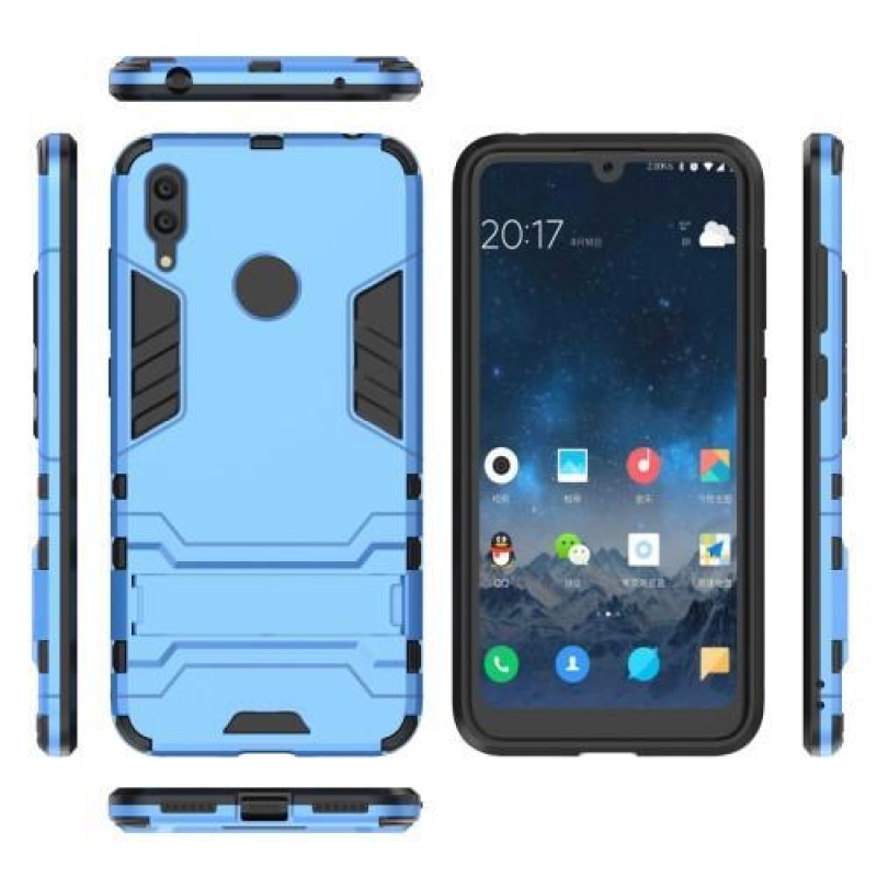 Guard odolný hybridný obal na mobil Huawei Y7 (2019) - svetlomodrý