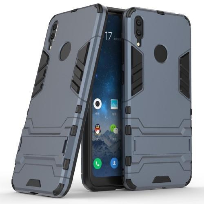 Guard odolný hybridný obal na mobil Huawei Y7 (2019) - tmavomodrý