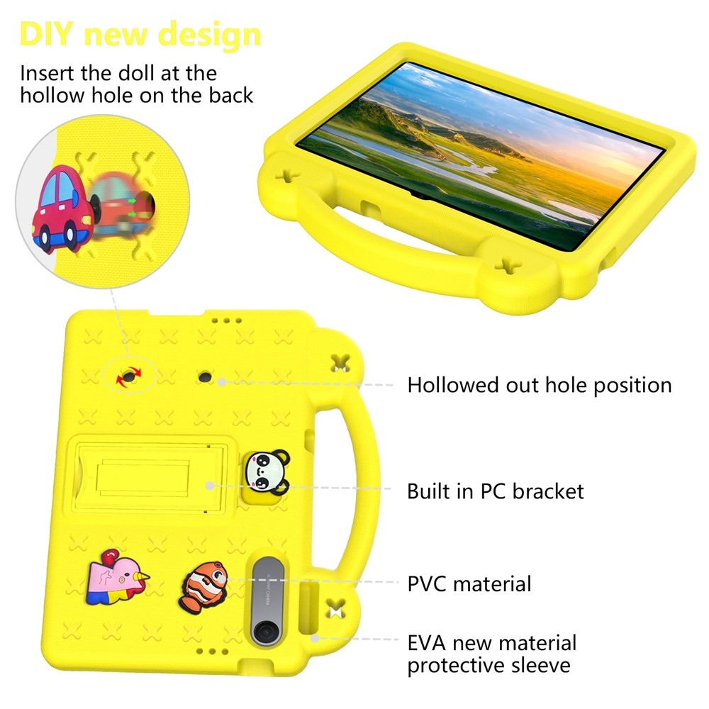 Kids odolný obal na tablet Xiaomi Redmi Pad 2 9.7 - žltý