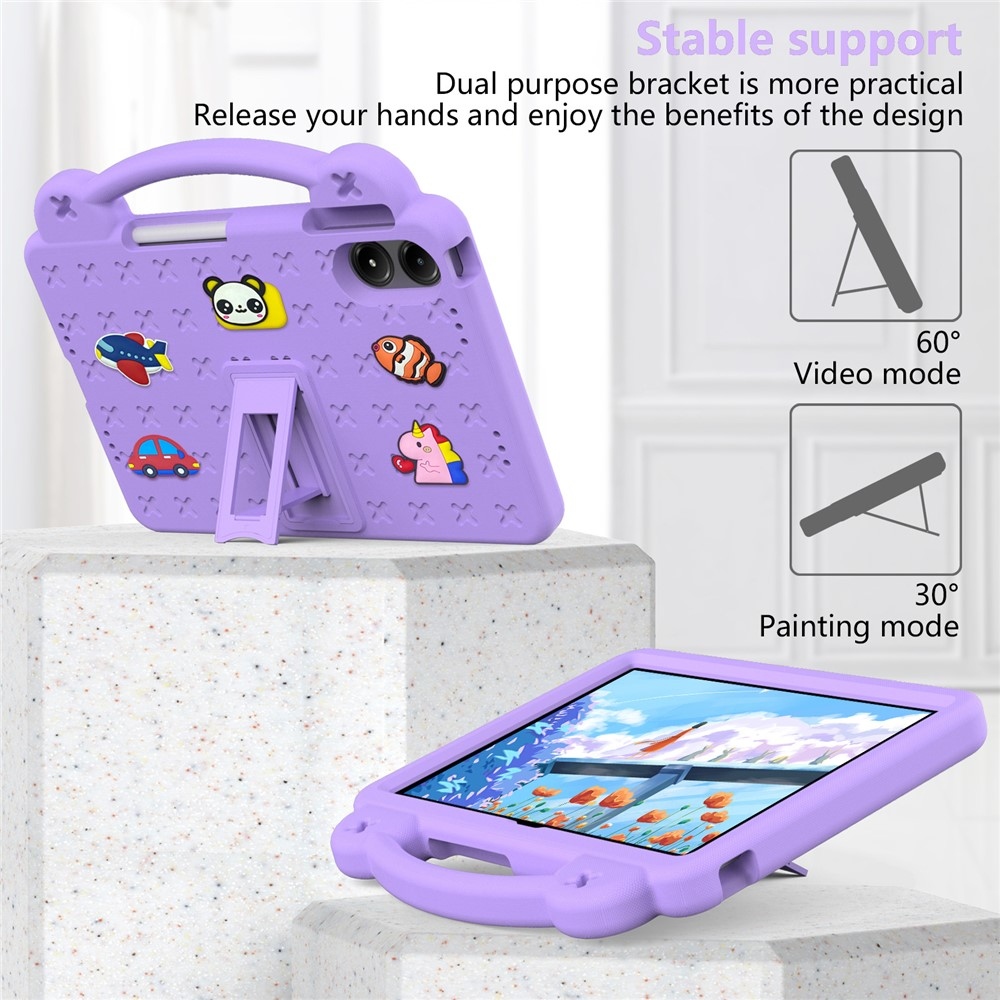 Kids odolný obal na tablet Xiaomi Redmi Pad 2 Pro - fialový