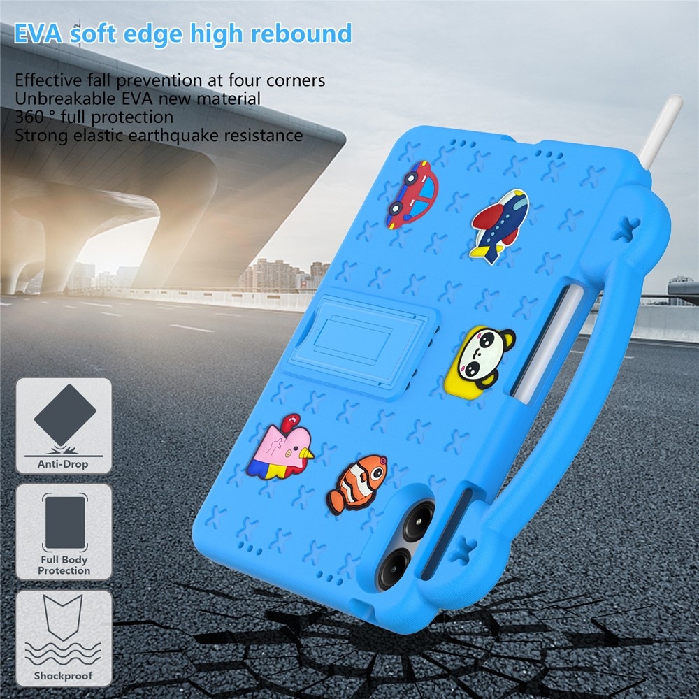 Kids odolný obal na tablet Xiaomi Redmi Pad 2 Pro - svetlomodrý