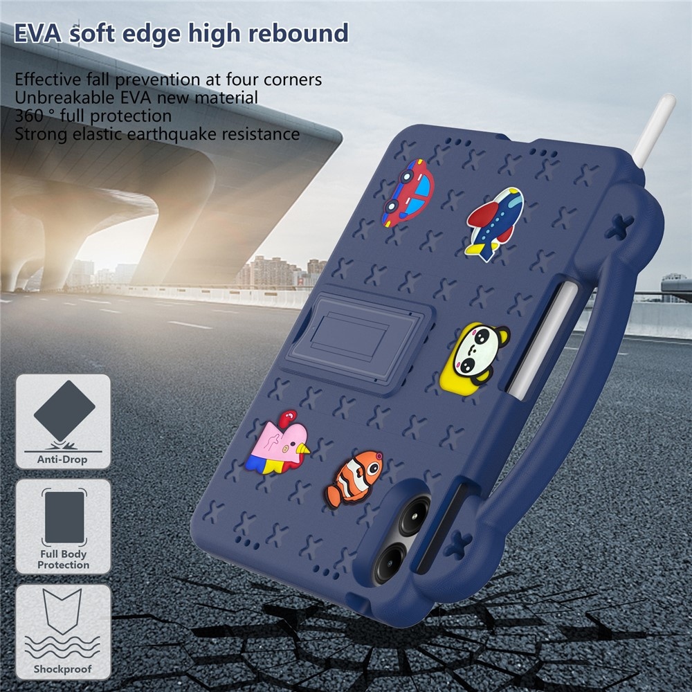 Kids odolný obal na tablet Xiaomi Redmi Pad 2 Pro - tmavomodrý