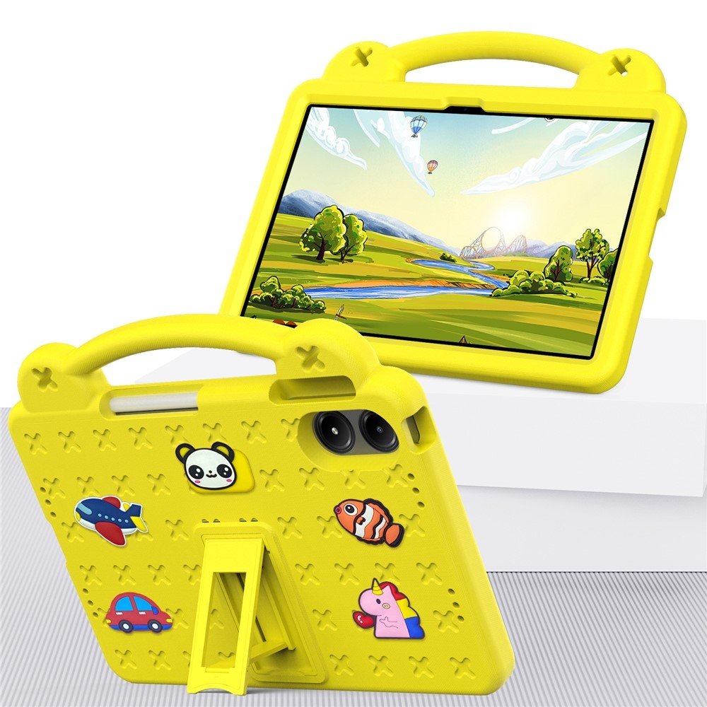 Kids odolný obal na tablet Xiaomi Redmi Pad 2 Pro - žltý