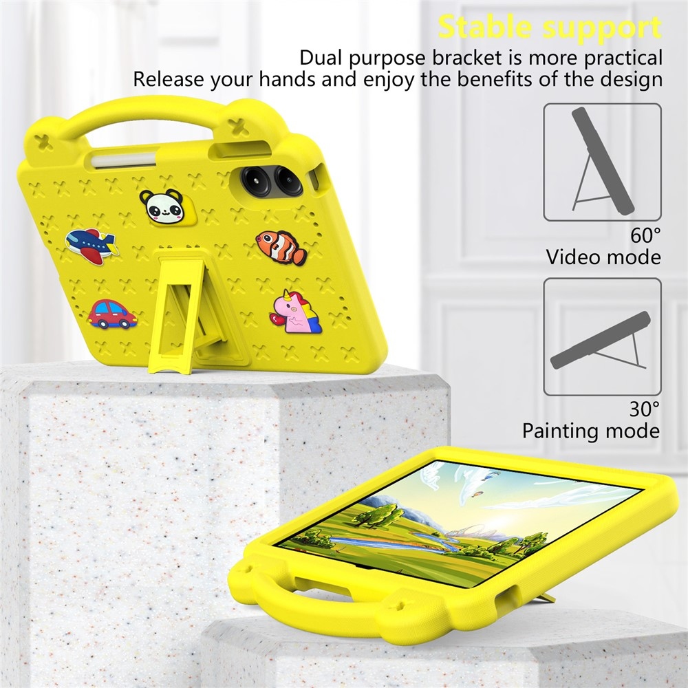 Kids odolný obal na tablet Xiaomi Redmi Pad 2 Pro - žltý