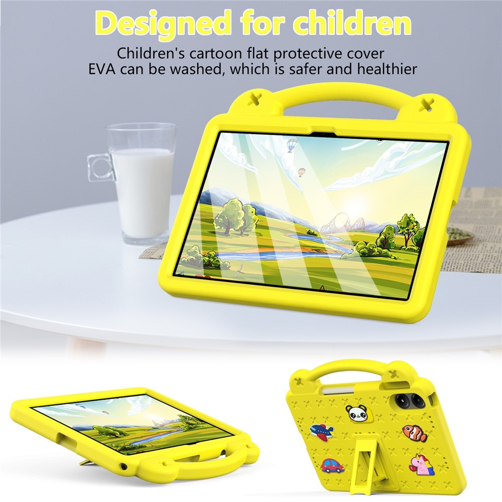 Kids odolný obal na tablet Xiaomi Redmi Pad 2 Pro - žltý