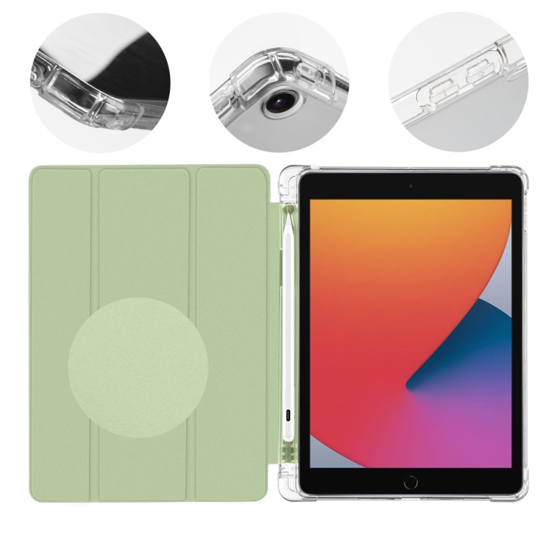 OBAL:ME MistyTab Puzdro pre iPad 10.2 2019/2020/2021 Light Green