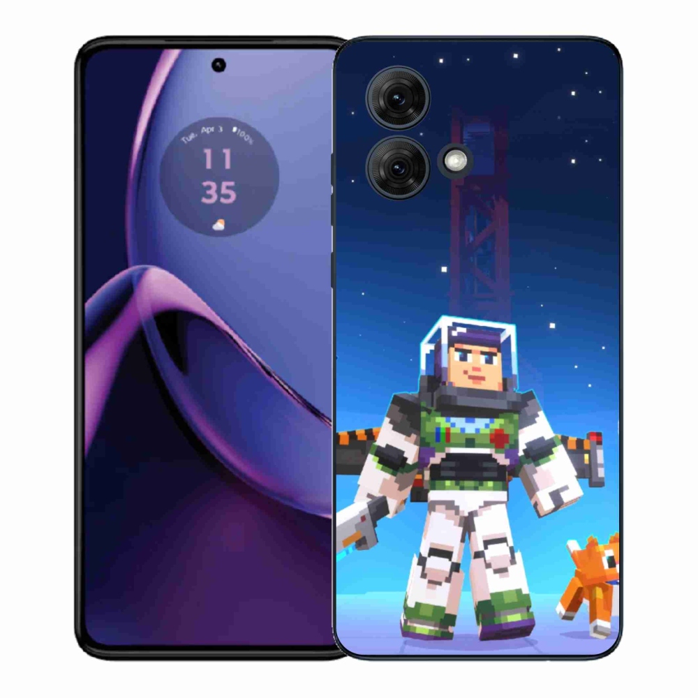 Gélový kryt mmCase na Motorola Moto G84 5G - minecraft 2