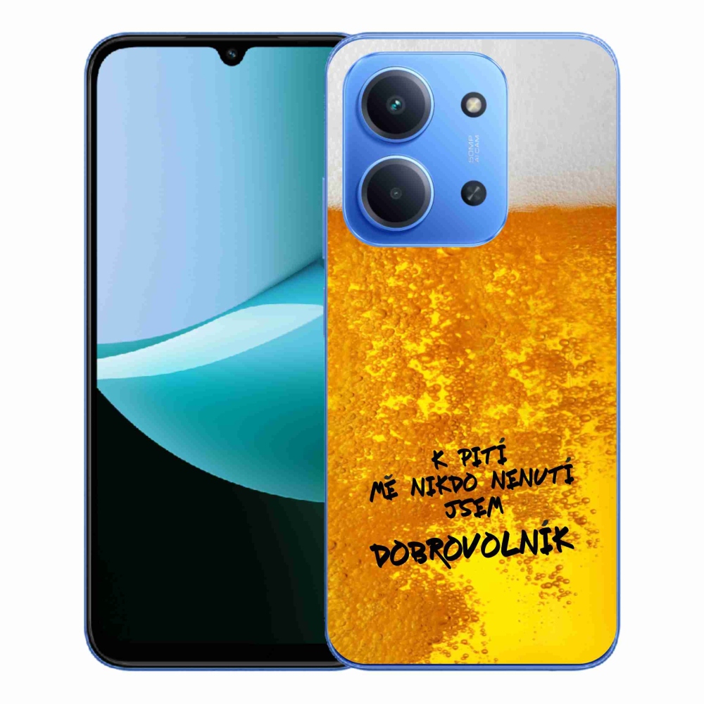 Gélový kryt mmCase na Xiaomi Redmi 15C 4G/5G (173mm) - pivný motív 4