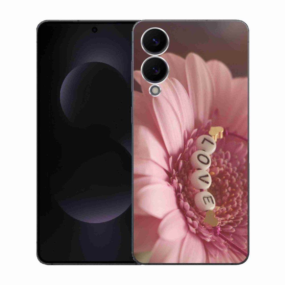 Gélový kryt mmCase na Samsung Galaxy S25 Edge - prívesok love