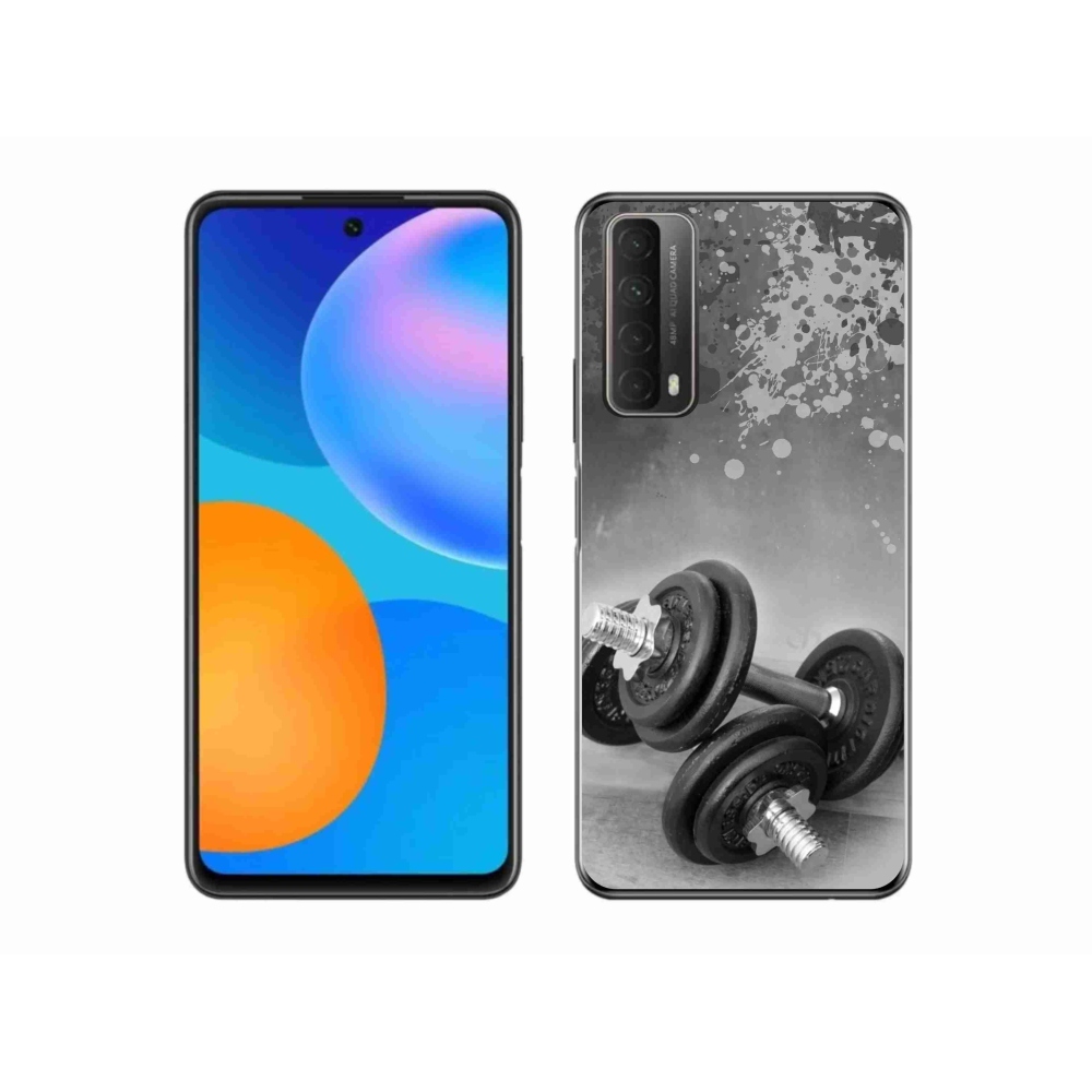 Gélový kryt mmCase na Huawei P Smart (2021) - činky 1