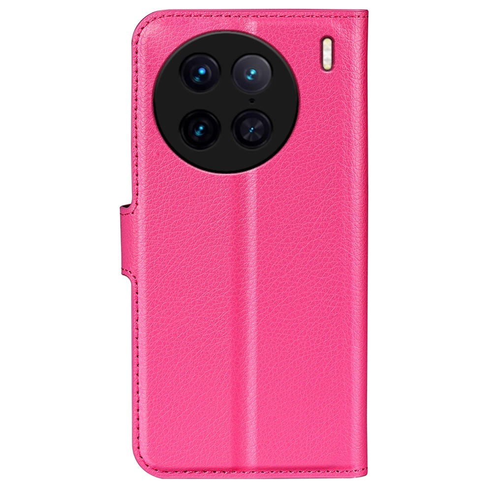 Litchi knižkové púzdro na Vivo X90 Pro - rose