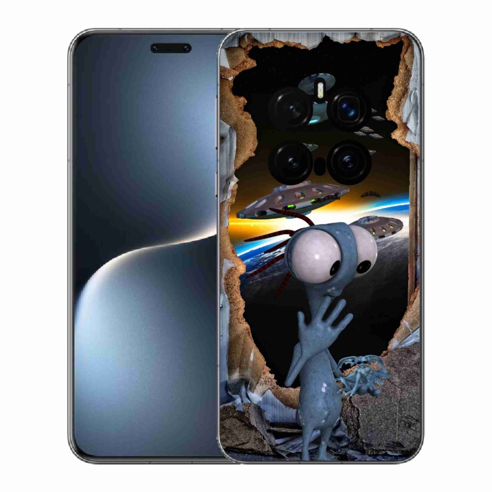 Gélový kryt mmCase na Honor Magic 7 Pro 5G - mimozemšťan